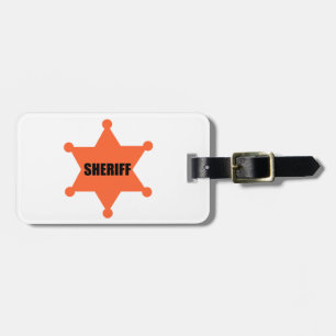 Etiqueta Para Maletas La insignia del sheriff