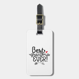 Etiqueta Para Maletas La mejor abuela de todos los tiempos