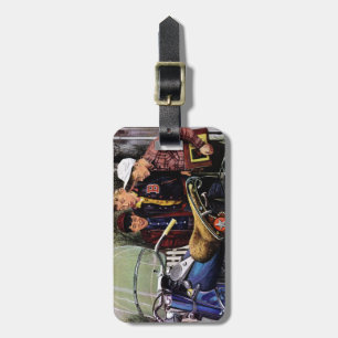 Etiqueta Para Maletas La motocicleta de Tex