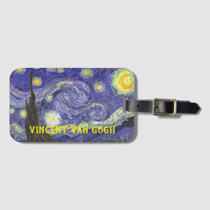 Etiqueta Para Maletas La noche estrellada por Vincent van Gogh