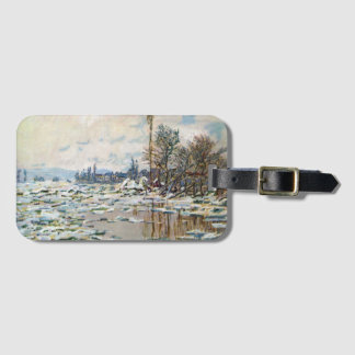 Etiqueta Para Maletas La rotura del hielo por Claude Monet