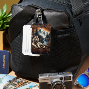 Etiqueta Para Maletas La serenidad de los tigres blancos