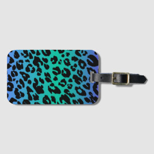 Etiqueta Para Maletas La Serie del Leopardo Multicolor Diseño 6