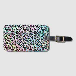 Etiqueta Para Maletas La Serie Leopardo Irisado Diseño 5