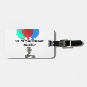 Etiqueta Para Maletas La serpiente voladora