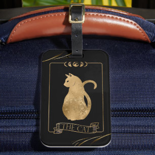 Etiqueta Para Maletas La tarjeta Cat Tarot