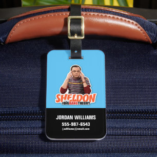 Etiqueta Para Maletas La teoría del Big Bang   Sheldon