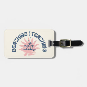 Etiqueta Para Maletas La travesía del verano del profesor no es divertid