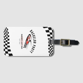 Etiqueta Para Maletas La última carrera Despedida de soltero Conductor d