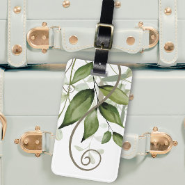 Etiqueta Para Maletas La vegetación tropical