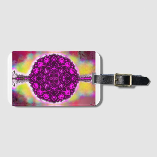 Etiqueta Para Maletas La vibración de la luz (Anverso horizontal)