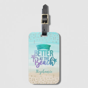 Etiqueta Para Maletas La vida de los Purpurinas acuáticos es mejor en el