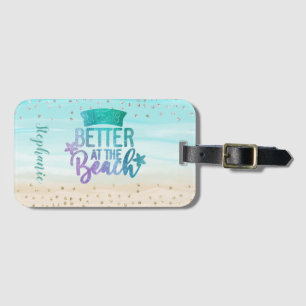 Etiqueta Para Maletas La vida de los Purpurinas acuáticos es mejor en la