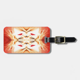 Etiqueta Para Maletas Labios rojos