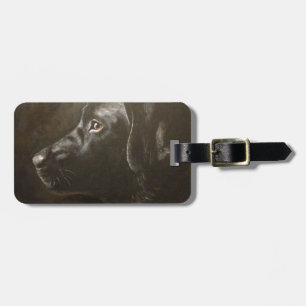Etiqueta Para Maletas Labrador negro