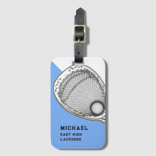 Etiqueta Para Maletas Lacrosse Goalie