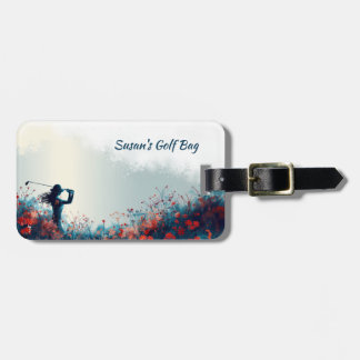 Etiqueta Para Maletas Lady Golf Bag Tag stimmungsvoll Natur