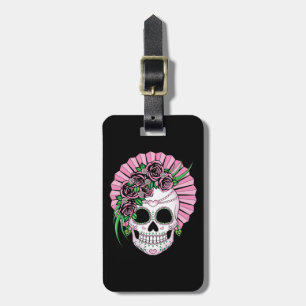 Etiqueta Para Maletas Lady Sugar Skull