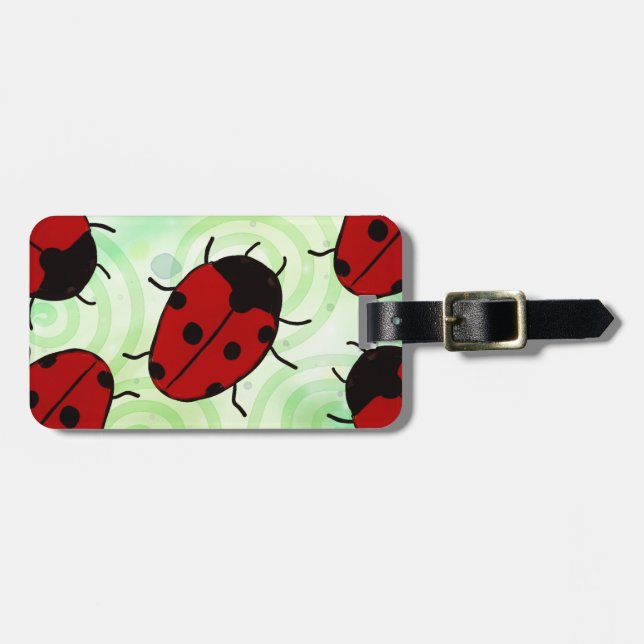 Etiqueta Para Maletas Ladybug (Frente Horizontal)