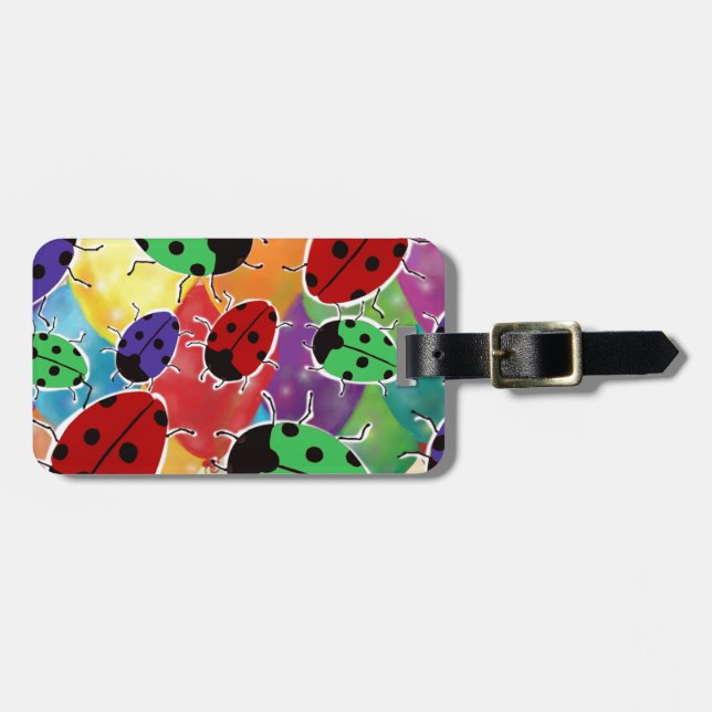 Etiqueta Para Maletas Ladybug (Frente Horizontal)