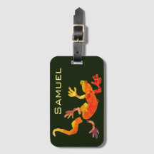 Lagartija Cute gecko nombre ilustracion de arte de