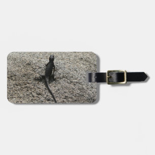 Etiqueta Para Maletas Lagarto Negro