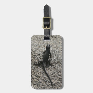Etiqueta Para Maletas Lagarto Negro