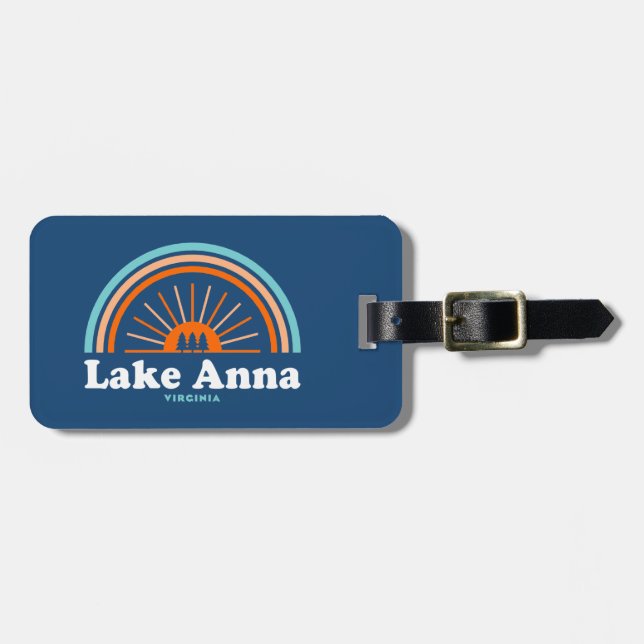 Etiqueta Para Maletas Lago Anna Virginia Rainbow (Frente Horizontal)