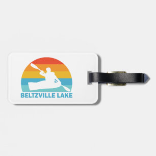 Etiqueta Para Maletas Lago Beltzville Pennsylvania Kayak