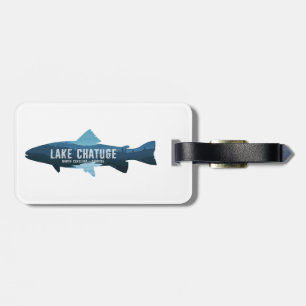 Etiqueta Para Maletas Lago Chatuge North Carolina Georgia Pesca