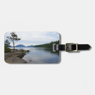 Etiqueta Para Maletas Lago Eagle en el Parque Nacional Acadia
