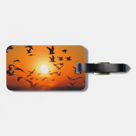 Etiqueta Para Maletas Lago Erie Sunset