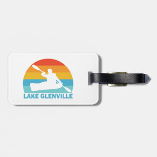 Etiqueta Para Maletas Lago Glenville Carolina del Norte Kayak