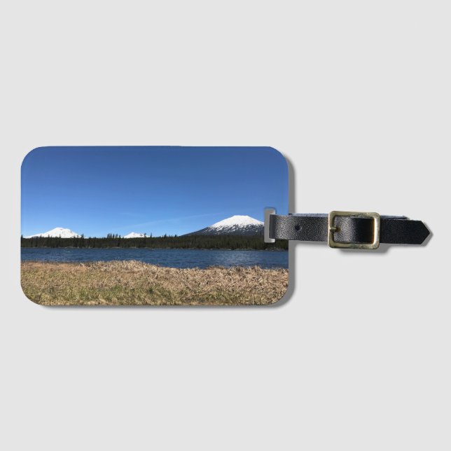 Etiqueta Para Maletas Lago Lava, OR (Anverso horizontal)