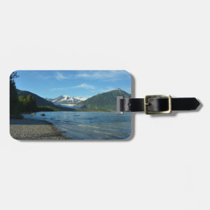 Etiqueta Para Maletas Lago Mendenhall en el paisaje Juneau Alaska