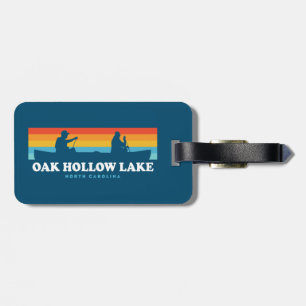 Etiqueta Para Maletas Lago Oak Hollow North Carolina Canoa