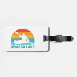 Etiqueta Para Maletas Lago Owasco Nueva York Kayak