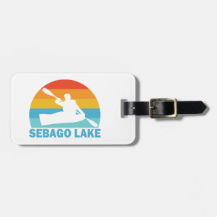 Etiqueta Para Maletas Lago Sebago Maine Kayak