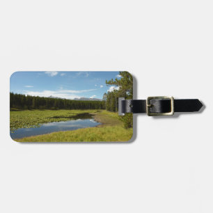 Etiqueta Para Maletas Lago Swan I en el Parque Nacional Grand Teton