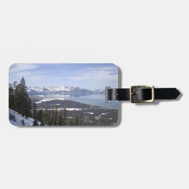 Etiqueta Para Maletas Lago Tahoe (Frente Horizontal)