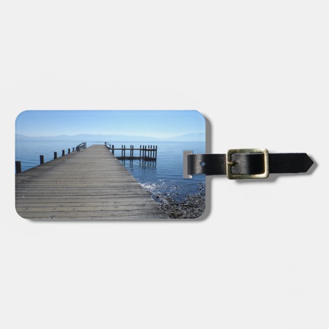 Etiqueta Para Maletas Lago Tahoe, CA (Frente Horizontal)