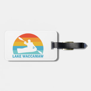 Etiqueta Para Maletas Lago Waccamaw Carolina del Norte Kayak