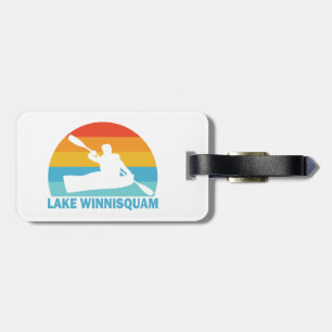 Etiqueta Para Maletas Lago Winnisquam New Hampshire Kayak