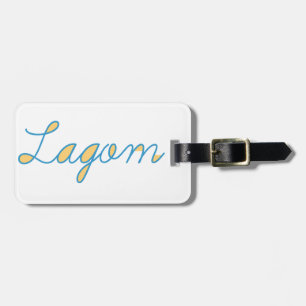 Etiqueta Para Maletas Lagom Sweden