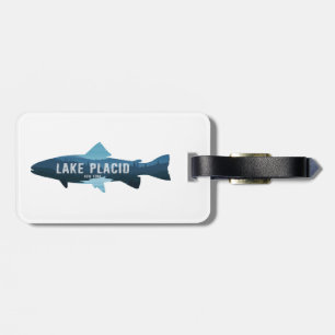 Etiqueta Para Maletas Lake Placid New York Fish