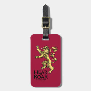 Etiqueta Para Maletas Lannister Sigil - Escúchame Roar