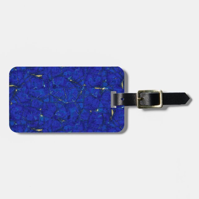 Etiqueta Para Maletas Lapis Lazuli (Frente Horizontal)