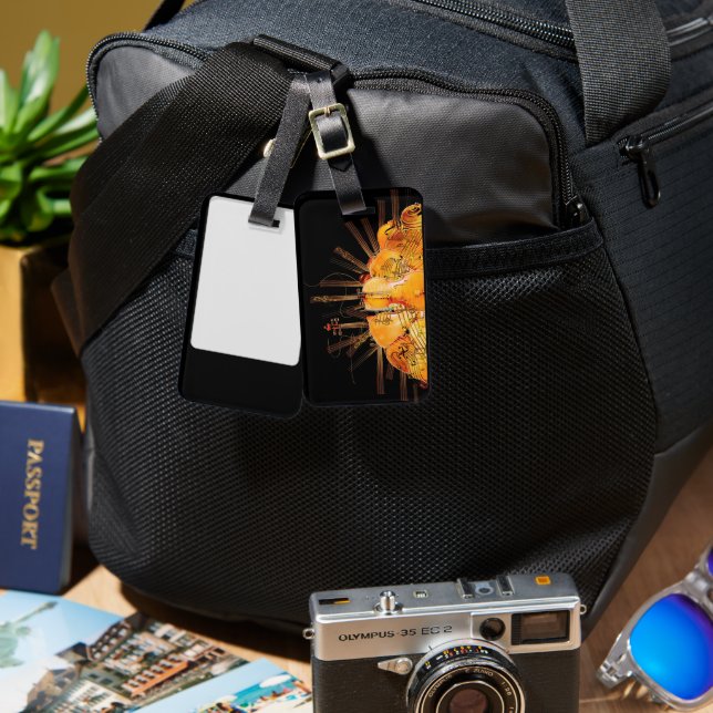 ETIQUETA PARA MALETAS LAS CADENAS DE SOL (Anverso & Reverso)