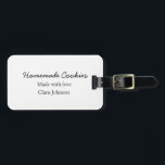 Etiqueta Para Maletas Las cocinas caseras agregan tu nombre de texto per<br><div class="desc">Diseño</div>