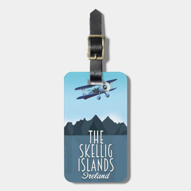 Etiqueta Para Maletas Las Islas Skellig (Frente Vertical)